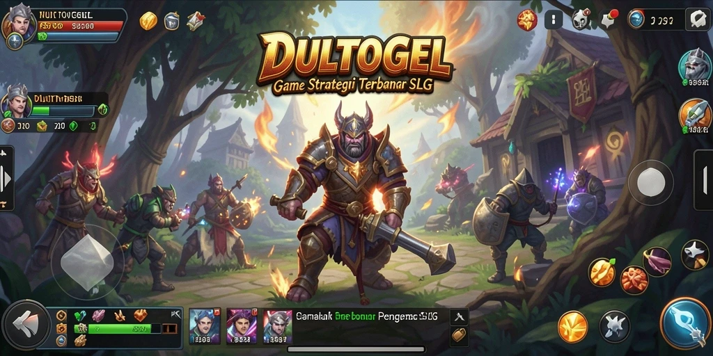 Screenshot gameplay DULTOGEL yang menampilkan strategi dan taktik permainan.