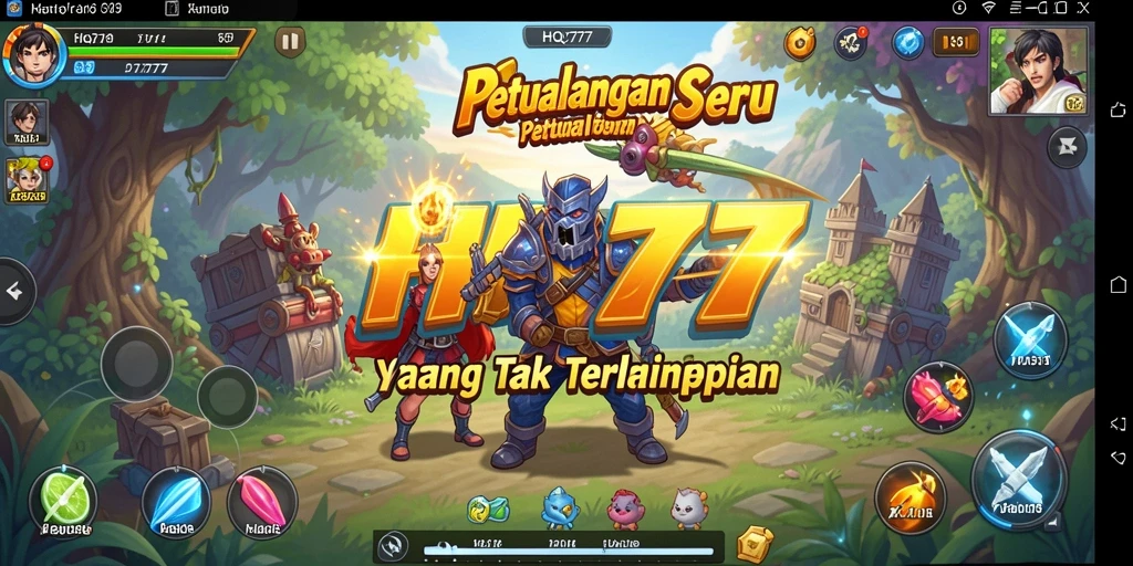 Tampilan gameplay HQ777 yang seru dan penuh tantangan dalam petualangan.
