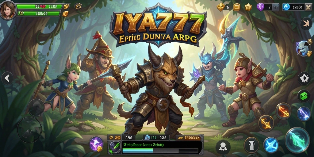 Tampilan gameplay IYA777 yang mendebarkan dalam pertempuran ARPG.