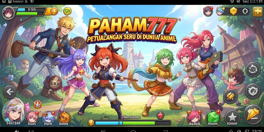 Tampilan gameplay PAHAM777 yang dinamis dan penuh warna.