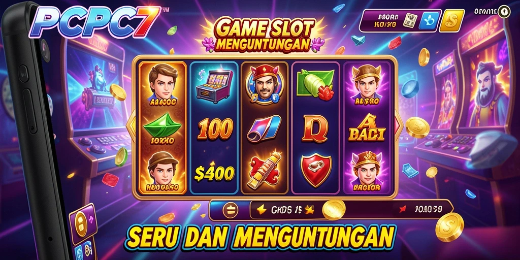 Gameplay PCPC7 yang menarik dengan berbagai tema slot.